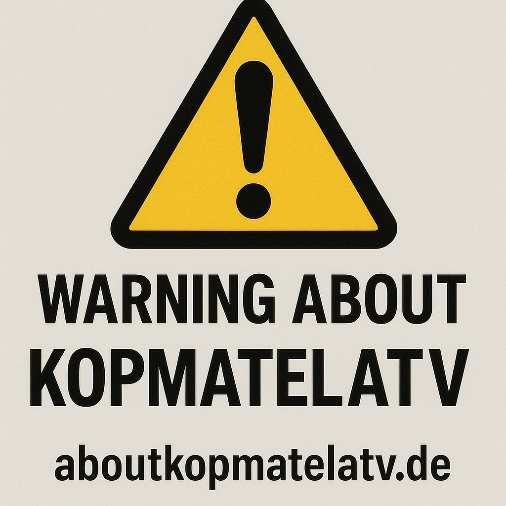 Warnung über Kopmatelatv: Was Sie Wissen Sollten